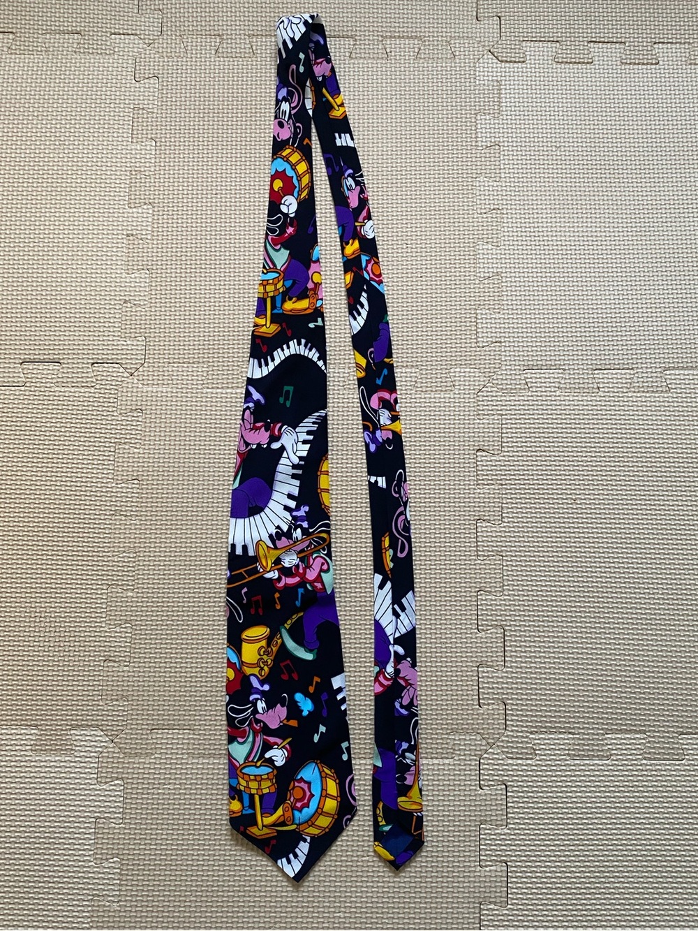 Disney Balancine Cartoon 100% Silk Tie Vintage